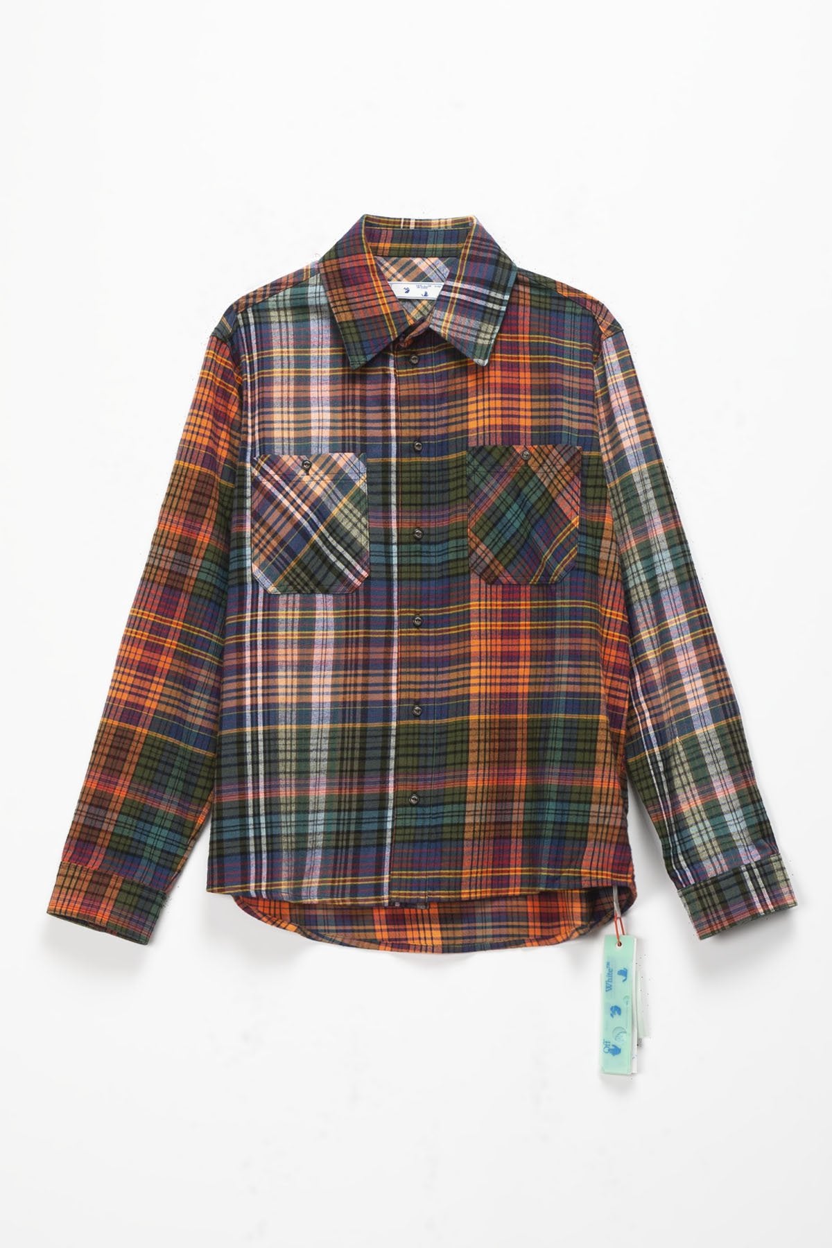 Stencil Flannel Check Shirt