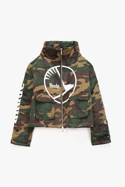 Camo Puffer Coat