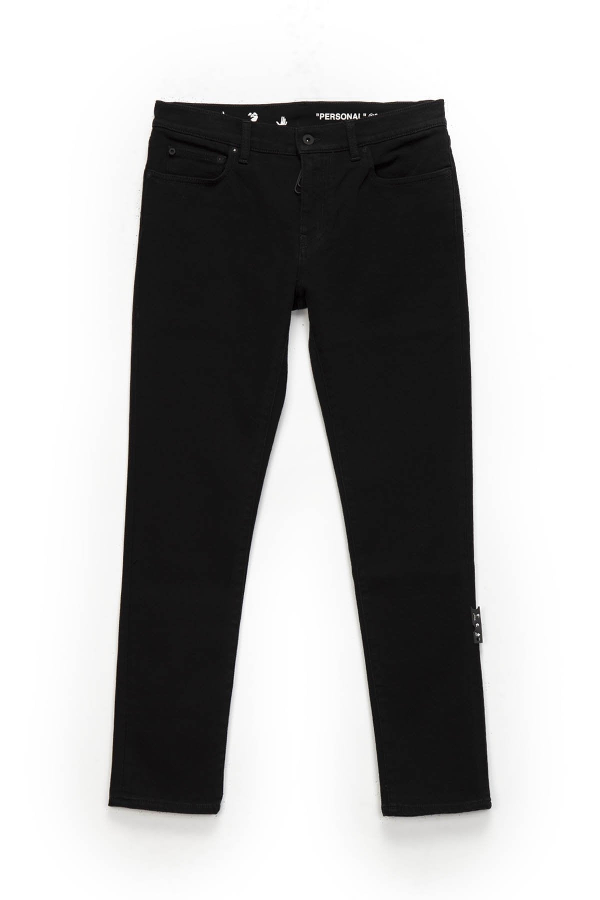 Diagonal Pocket Skinny Jeans