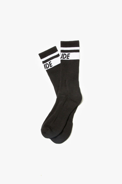 Two Stripe Logo Socks