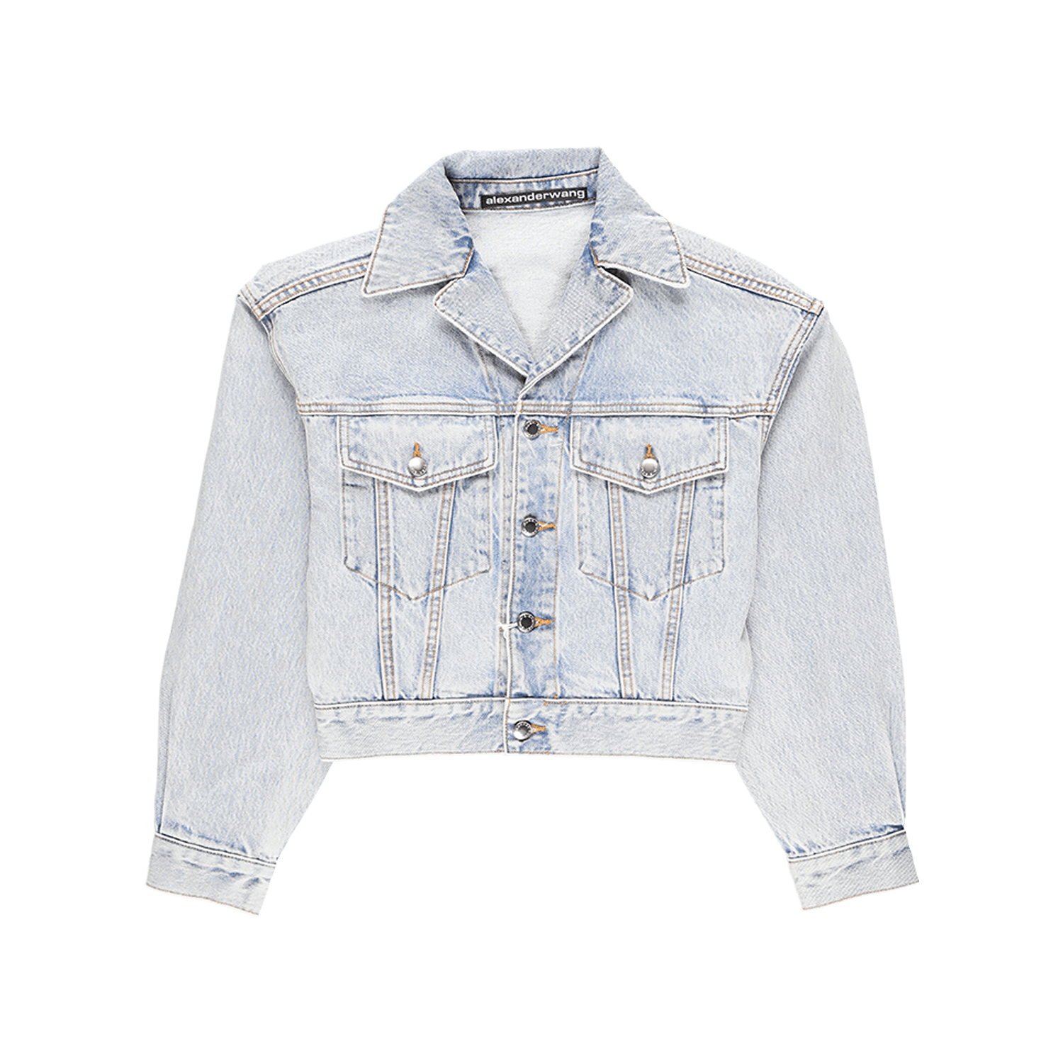 Women's Lapel Collared Denim Jacket