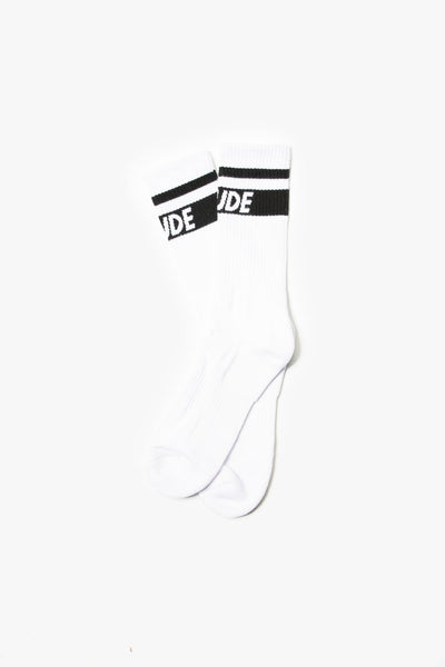 Two Stripe Logo Socks