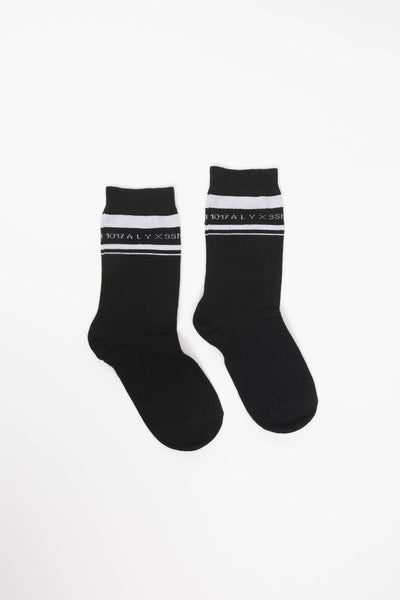 Horizontal Stripe Logo Socks