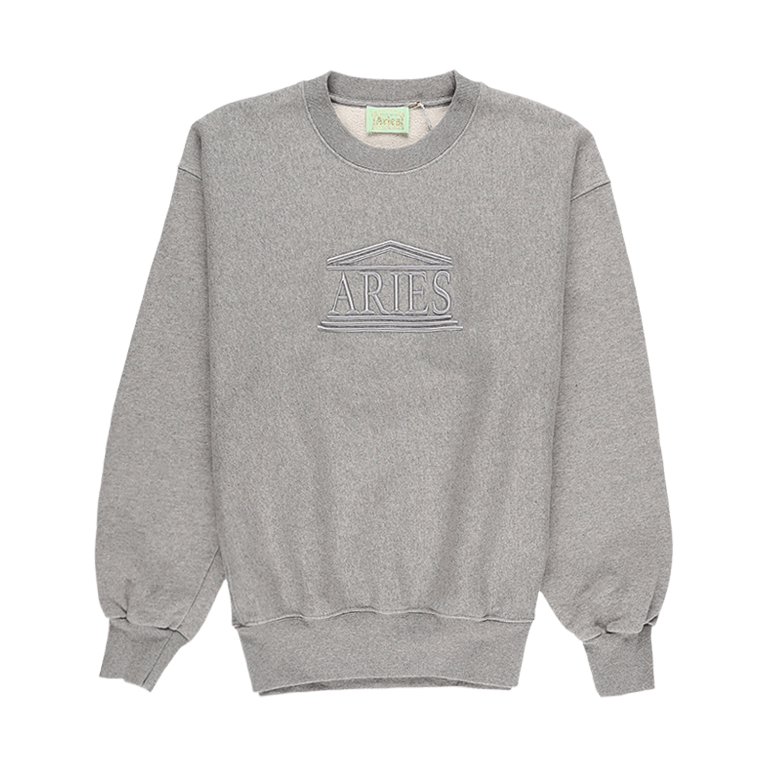 Embroidered Temple Crewneck