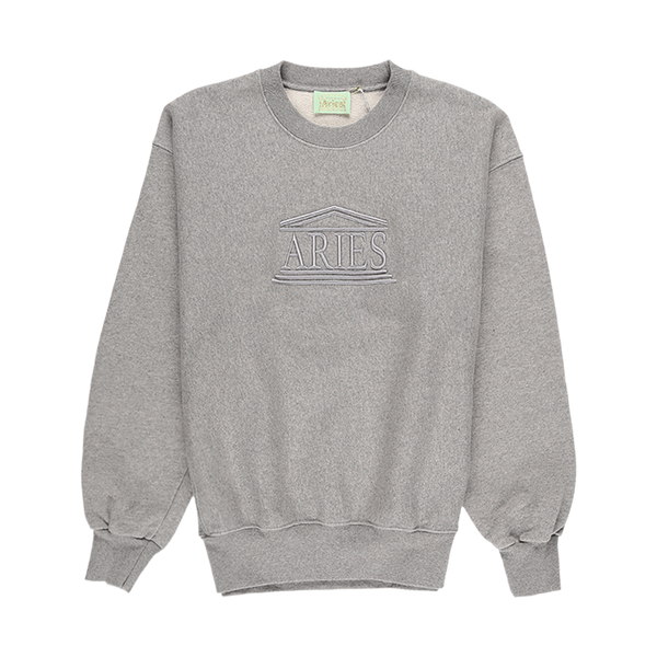 Embroidered Temple Crewneck