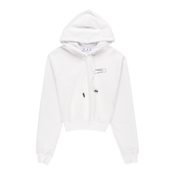 Women's Paper Clip Cropped Hoodie