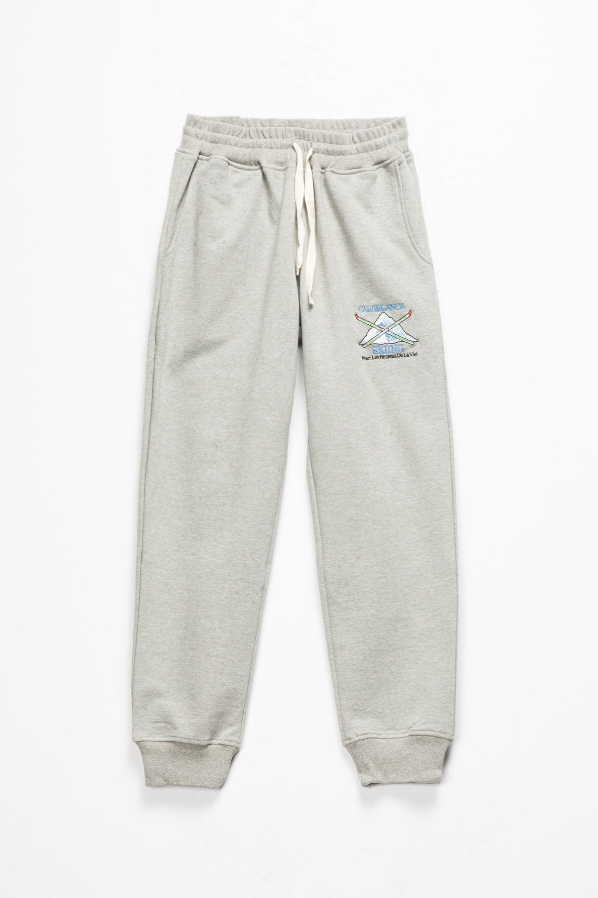 Skiing Embroidered Pants