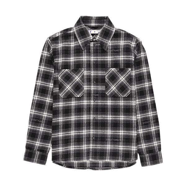 Stencil Flannel Check Shirt